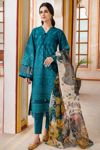 3Pcs Premium Lawn Embroidered
