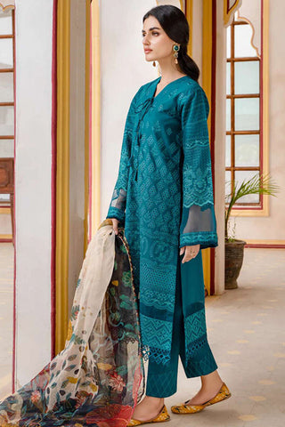 3Pcs Premium Lawn Embroidered