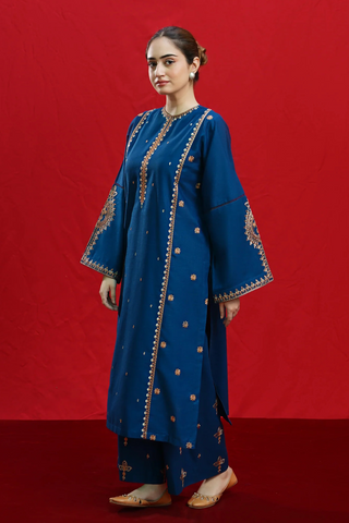 2Pcs Premium Lawn Embroidered
