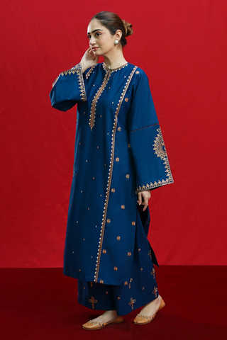 2Pcs Premium Lawn Embroidered