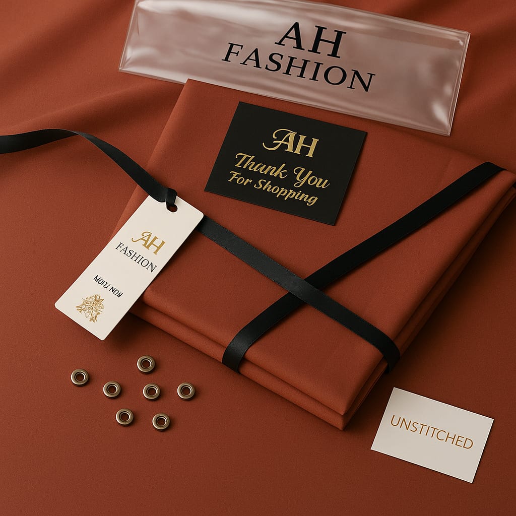 AH Fashion – Premium Unstitched Wash N Wear Suit