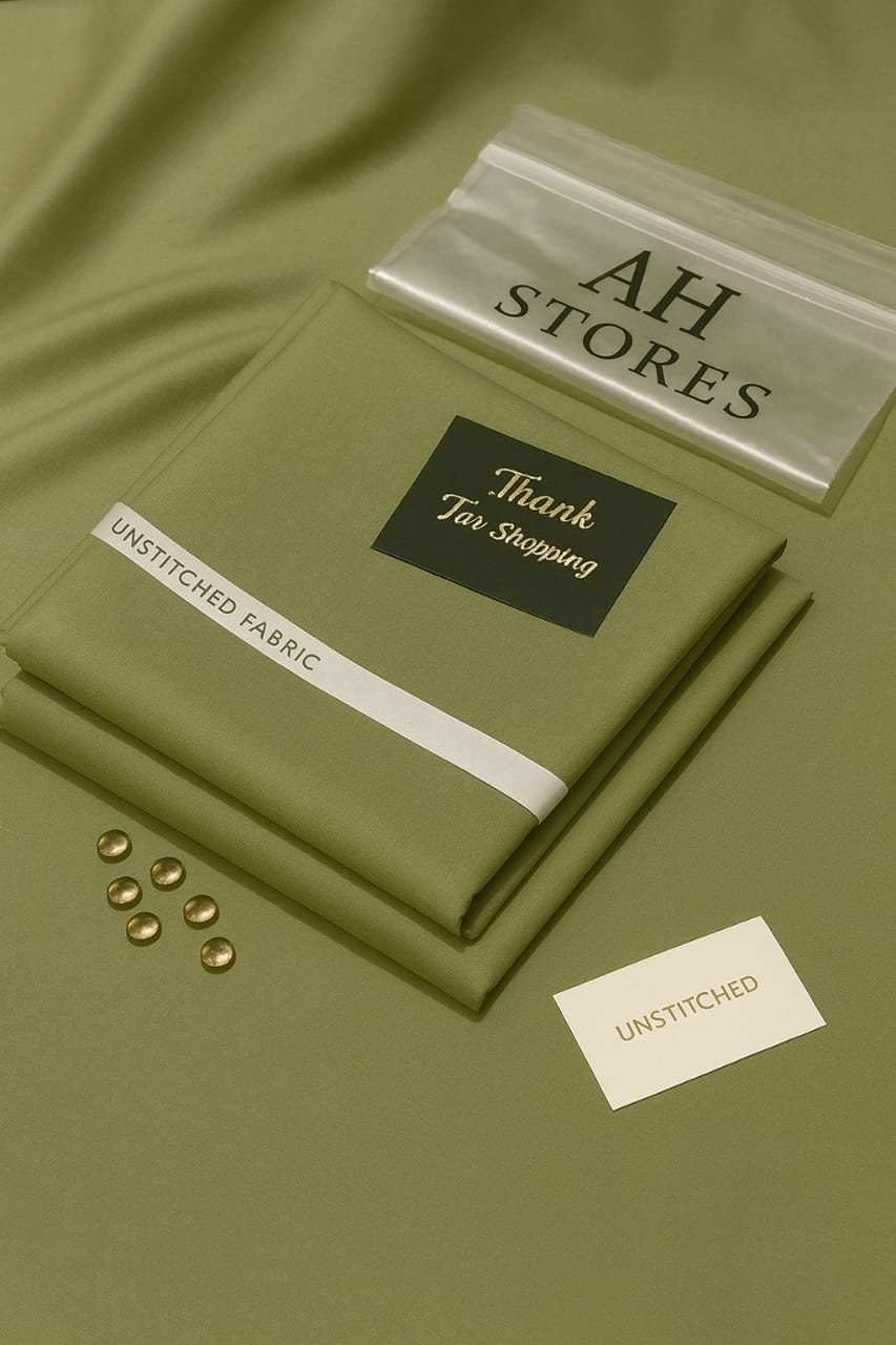 AH Fashion – Premium Unstitched Wash N Wear Suit