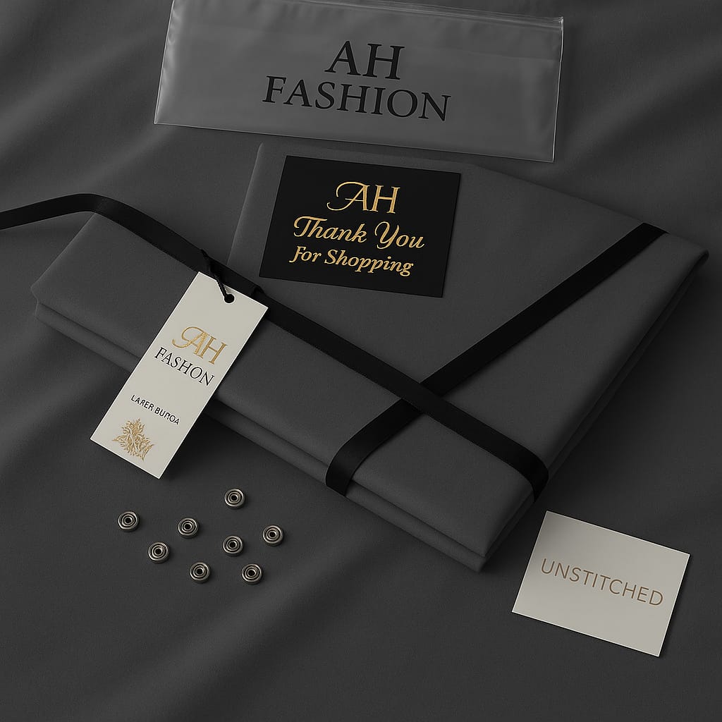 AH Fashion – Premium Unstitched Wash N Wear Suit
