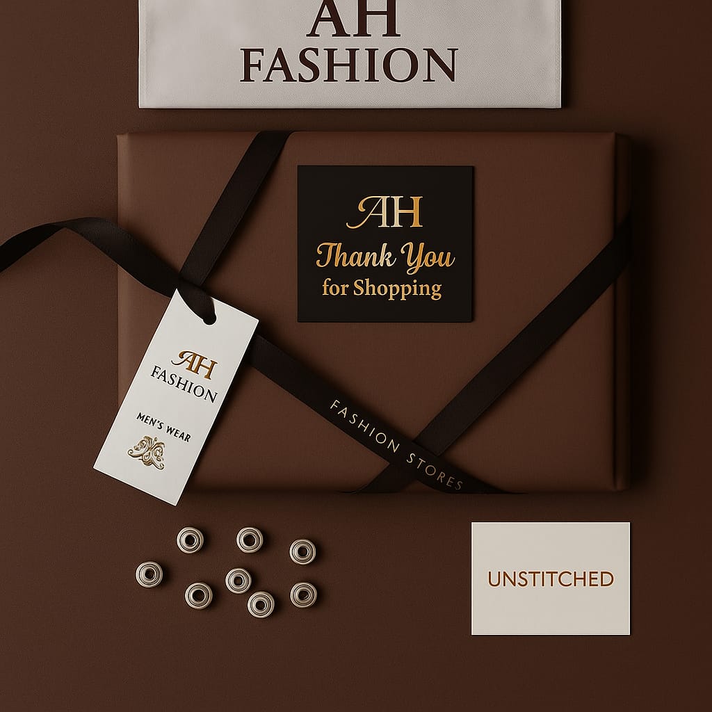 AH Fashion – Premium Unstitched Wash N Wear Suit