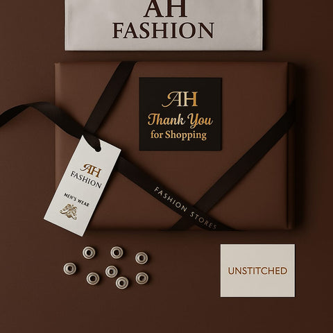 AH Fashion – Premium Unstitched Wash N Wear Suit